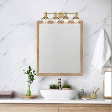 Brushed Gold Vanity Light