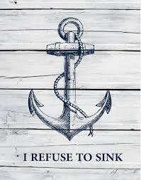 nautical decor i refuse to sink dorm