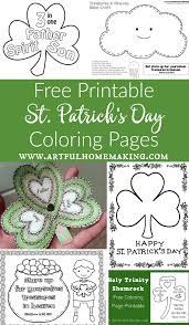 Patrick was kidnapped by a raiding party and taken to ireland. St Patrick S Day Coloring Pages And Free Printables Artful Homemaking