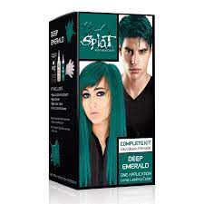 Splat Complete Kit Deep Emerald Semi Permanent Green Hair Dye With Bleach Walmart Com In 2021 Green Hair Dye Splat Hair Dye Splat Hair Color