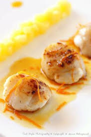 Saint Jacques Poelees Beurre D Agrumes Compotee De Pommes Recettes De Cuisine Alimentation Et Recette