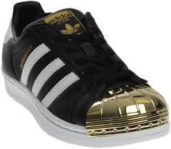 Black Adidas Shoes With Gold Adidas Women S Superstar Originals Shoe Gold Adidas Sneakers Fashion Sneakers