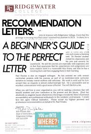 Recommendation letter for students applying to college. A Beginner S Guide To The Perfect College Recommendation Letter You Got Into Where