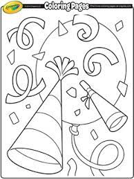 Mandy has created this simple illustration for new year's celebrations. New Year S Day Free Coloring Pages Crayola Com