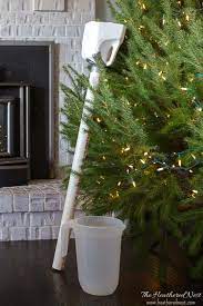Christmas trees, once decorated and brightly lit, are the penultimate holiday decoration, but authentic pines loose their brilliance fast if you're not giving them any nourishment. Easy Diy Christmas Tree Watering Funnel Easy Christmas Diy Diy Christmas Tree Christmas Diy