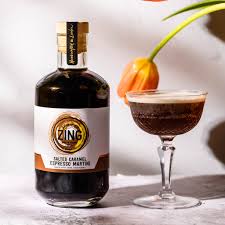 The picture below is from a cookbook i have. Salted Caramel Espresso Martini Vodka Cocktail By World Of Zing Notonthehighstreet Com