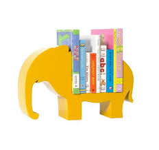 Elephant Bookcase Ellie Is Paching A Notable Literary Selection Elephant Book Kids Room Vintage Circus Nursery