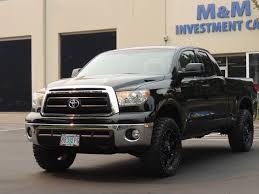 2010 tundra, 6 procomp lift w 2 leveling kit, 20 rock stars, 38 toyo open country mud terrains, bulletproof 12 inch lift, 20 xd monsters on 37 bfg km2s. 2010 Toyota Tundra Double Cab 4x4 5 7l 1 Owner Lifted