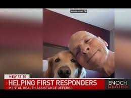 Man bringing service dog 'Cooper' to Enoch community