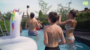 Exit Stone Pool 540x250x100cm With Dome Youtube