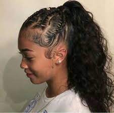 Pin By Bri 3 On Hair Half Braided Hairstyles Hair Looks Natural Hair Styles