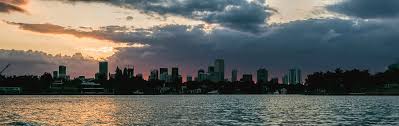 Beautiful downtown miami sunset skyline along biscayne bay. Miami Skyline At Sunset Pano Photograph By Phyllis Taylor