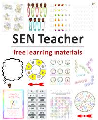 Sen Teacher Home Page Sen Teacher Free Teaching Resources Literacy Printables Special Educational Needs Literacy Resource