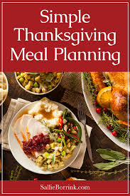In the episode, bart runs away from home after destroying a centerpiece that lisa makes for the thanksgiving dinner table. Simple Thanksgiving Meal Planning A Quiet Simple Life With Sallie Borrink