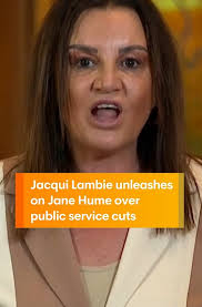 There were fireworks during Hot Topics this morning after Jacqui Lambie  confronted Liberal MP Jane Hume over their plan to sack thousands of public  servants. #jacquilambie #australianpolitics #auspol #janehume #independent  #liberal #labor #