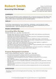 Office manager job description for resume. Accounting Office Manager Resume Samples Qwikresume