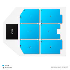 ilani casino resort 2019 seating chart