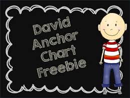 No David Anchor Chart And Activities