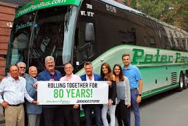 Peter Pan Celebrates 80 Years Of Rolling Together With Firestone Tires Peter Pan Bus Lines