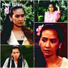 Mei Shin. Dalam serial sandiwara Tutur Tinular, pada awal kemunculan meski  bersetting kerajaan namun tokoh Arya Kamandanu dan Mei Shin menjadi daya  tarik tersendiri. Namun seiring waktu kisahnya lebih banyak mengupas tentang