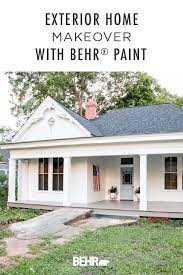 Our Front Porch Behr Stain Before