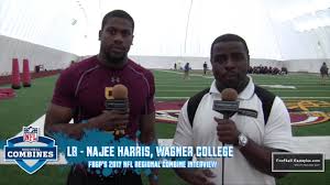 Nfl running back and bay area native najee harris threw out the first. Fbgp S 2017 Nfl Regional Combine Interview Najee Harris Wagner College Youtube