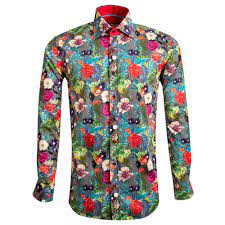 Customize your avatar with the floral pattern shirt and millions of other items. Multi Floral Bouquet Patterned Print Mens Shirt