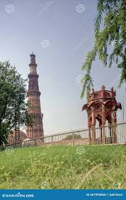 Qutub Minar Complex, World Tallest Brick Minaret,New Delhi. India. Stock  Photo | Adobe Stock