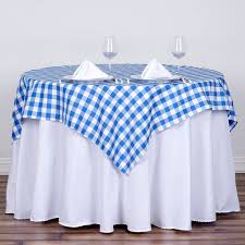 Black And White Checkered Tablecloth Fabric Buffalo Plaid Tablecloth 54 X54 Square White Blue Checkered Gingham Polyester Tablecloth Table Cloth Checkered Tablecloth Table Overlays