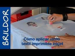 Como Aplicar Vinilo Textil Imprimible En Impresora Inkjet Youtube Vinilo Imprimible Vinilos
