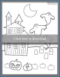 You can easily print or download them at your convenience. Haunted House Coloring Page Lovetoknow