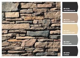 Paint Colors From Chip It By Sherwin Williams Chardonnay Southern Ledgestone By Culturedstone Stone Exterior Houses Cabin Color Scheme Exterior Paint Colors