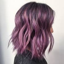 Shaved purple haircut with french braid & balayage. 30 Lavender Hair And Purple Hair Styles