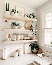 It can make a kitchen look so open and. 58 Kitchen Shelf Inspo Ideas In 2021 Kitchen Decor Home Kitchens House Interior