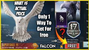 How To Get Falcon For Free In Season 17 Pubg Mobile Youtube