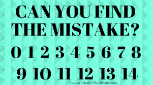 1 2 3 4 5 6 7 8 9 10 11 Are You Genius Find The Mistake Answer Observational Skill Test Find The Mistake Picture Puzzle Picture Puzzles Skills Brain Teasers