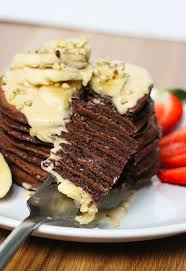 Pancakes Au Chocolat Pancake Chocolat Alimentation Pancakes