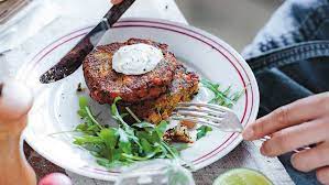 The Dinner Ladies Chickpea And Coriander Burgers Recipe Vegetarian Recipes Recipes Vegetarian Dishes