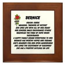Bernice Name Meaning Framed Tile Female Name Meanings A M Inspiration Station Names With Meaning Meant To Be Names