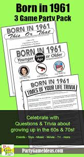 Buzzfeed staff if you get 8/10 on this random knowledge quiz, you know a thing or two how much totally random knowledge do you have? 60th Birthday Party Games Born In 1961 Printable Games