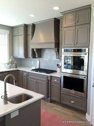Check what patterns your local dealer has and see how you can integrate them into your kitchen backsplash. Remodelaholic 40 Beautiful Kitchens With Gray Kitchen Cabinets