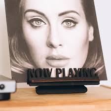 Minimalist "now Playing" Vinyl Record Holder
