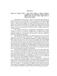 Memang, untuk meringkas tulisan yang panjang. Contoh Abstrak Pada Skripsi Bahasa Inggris Dengan Judul Diary Statistical Hypothesis Testing Standard Deviation