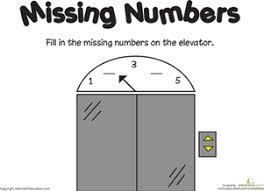 Great counting to 20 practice as well. Missing Numbers 1 5 Worksheet Education Com