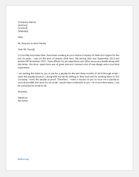 A request letter contains details about the request, the reason for making the request, and demonstrates gratitude to the reader. Request Letter To Hr To Send Payslip By Email Document Hub