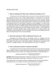 chapter 4 interest sinking fund