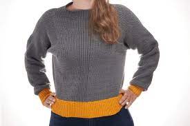 Work in hdc over edge sts instead. Easy Sunshine Cropped Sweater Knitting Pattern Free