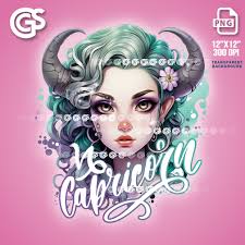 Fichier PNG du zodiaque fille Capricorne