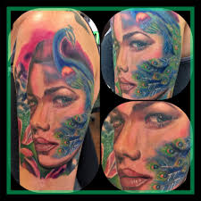 Tattoo artist Jay Alanger's Japanese dragon design