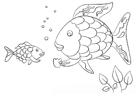 Rainbow Fish Scale Coloring Printable Educative Printable Rainbow Fish Coloring Page Fish Coloring Page Rainbow Fish